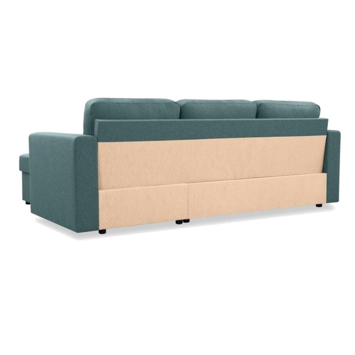 Угловой диван "Фишер-Торонто" Серый - вид сзади