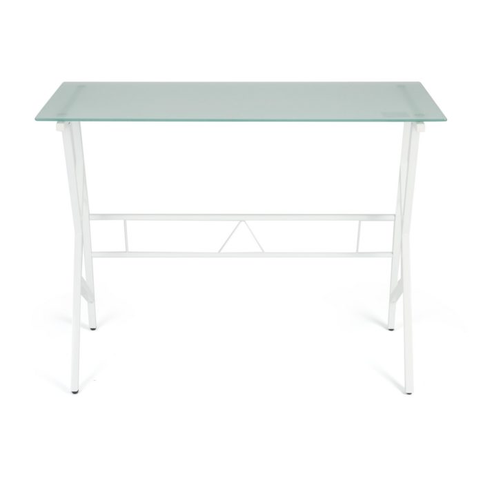 Стеклянный стол GD-02 white
